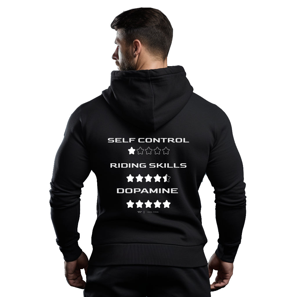 No Self Control Hoodie by ride ode for bikers