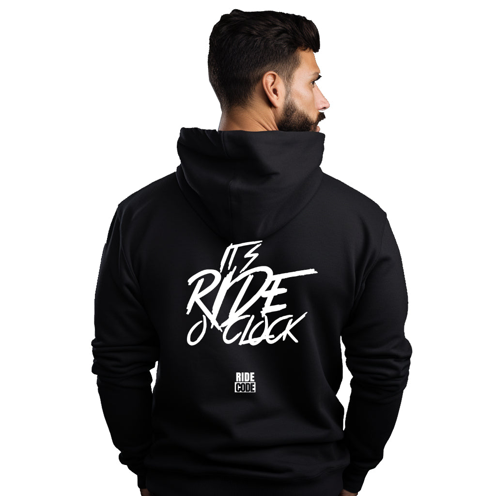 It's Ride o' Clock Black Hoodie