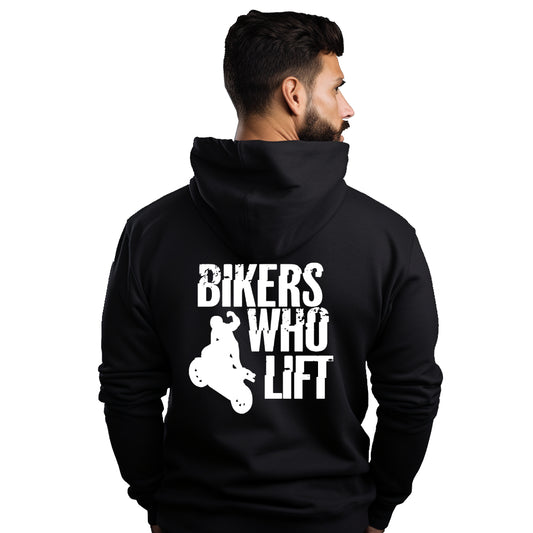 Bikers Who Lift Black Hoodie