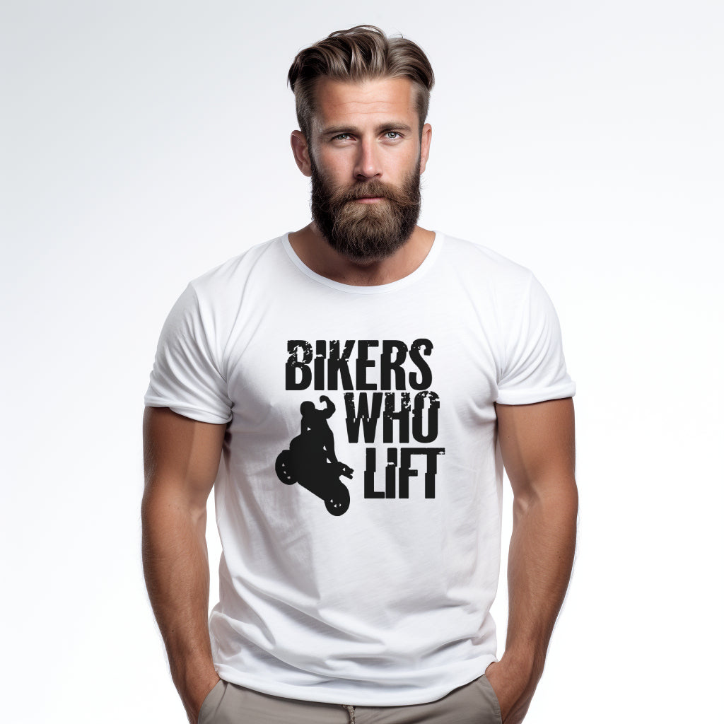 Bikers Who Lift White T-shirt