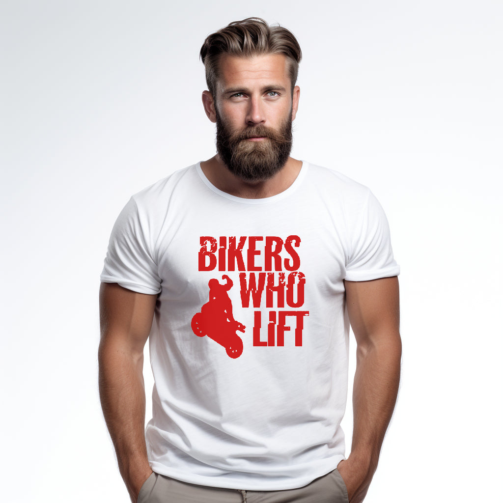 Bikers Who Lift White T-shirt