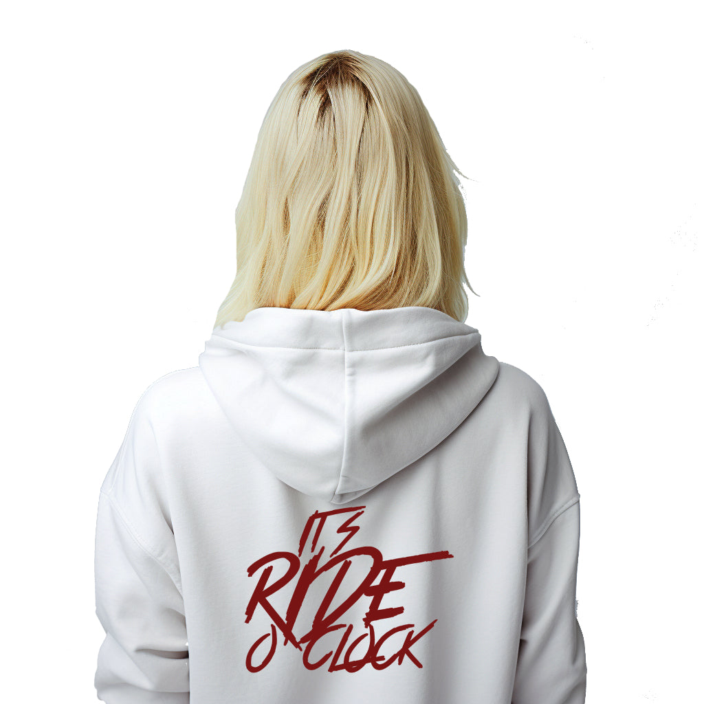 It's Ride o' Clock Witte Hoodie