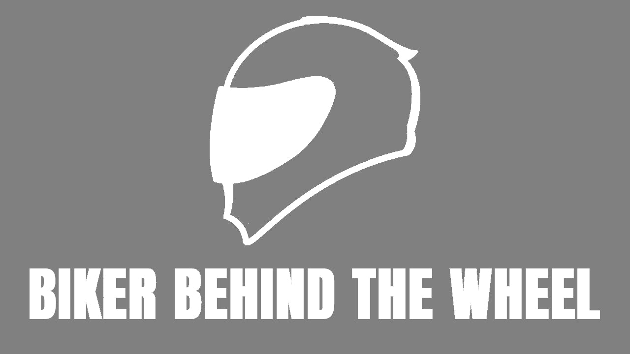 Biker Behind the Wheel Sticker