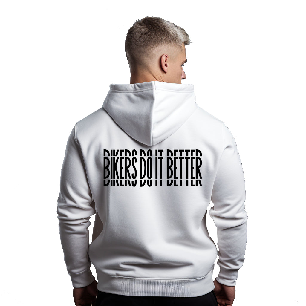 Bikers Do It Better witte hoodie