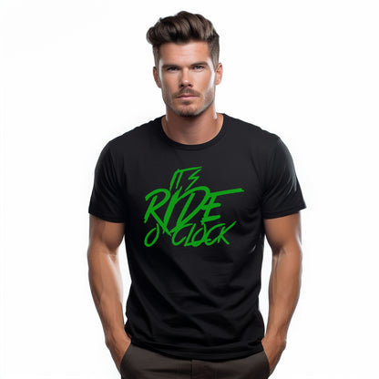 It's Ride o' Clock zwart T-shirt