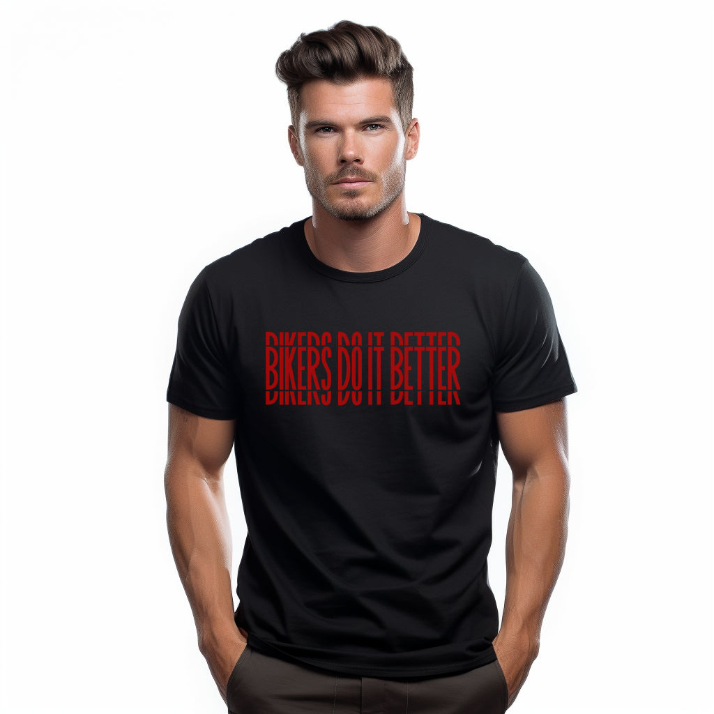 Bikers Do it Better Zwart T-shirt