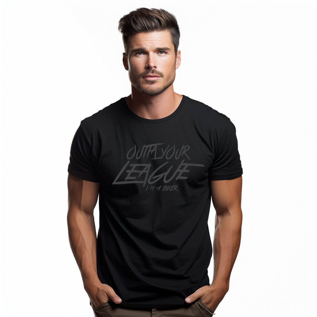 Outta Your League Black T-shirt