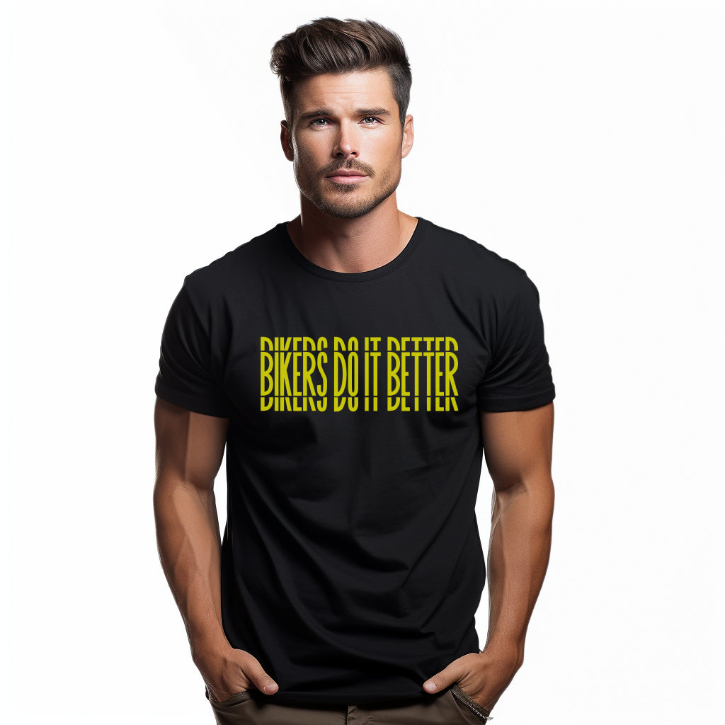 Bikers Do it Better Zwart T-shirt