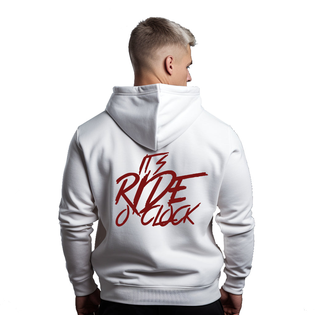 It's Ride o' Clock Witte Hoodie