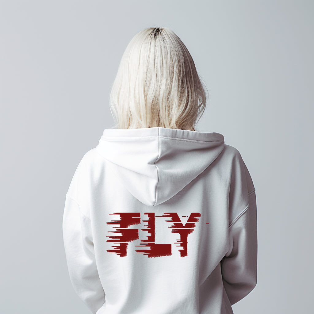 Fly White Hoodie