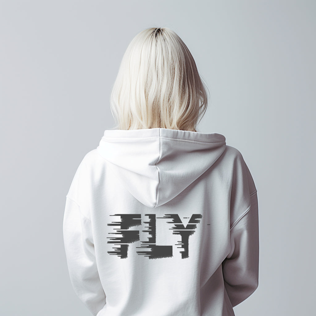 Fly White Hoodie