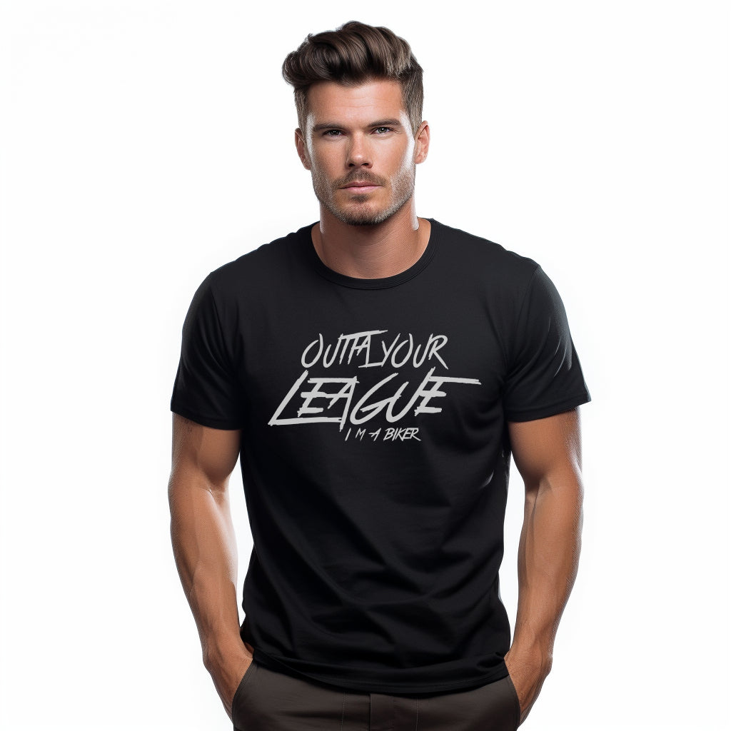 Outta Your League zwart T-shirt