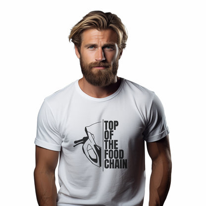 S1000RR GEN 3 Top of Food Chain White Tshirt