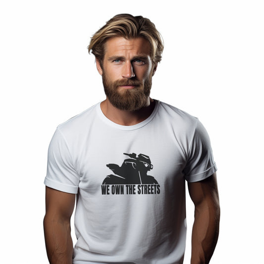 Yamaha MT We Own The Streets Weißes T-Shirt