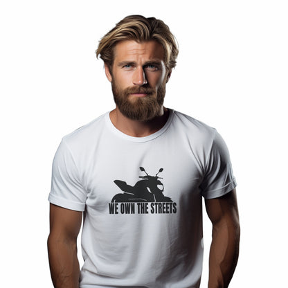 Yamaha MT07 We Own The Streets Wit Tshirt