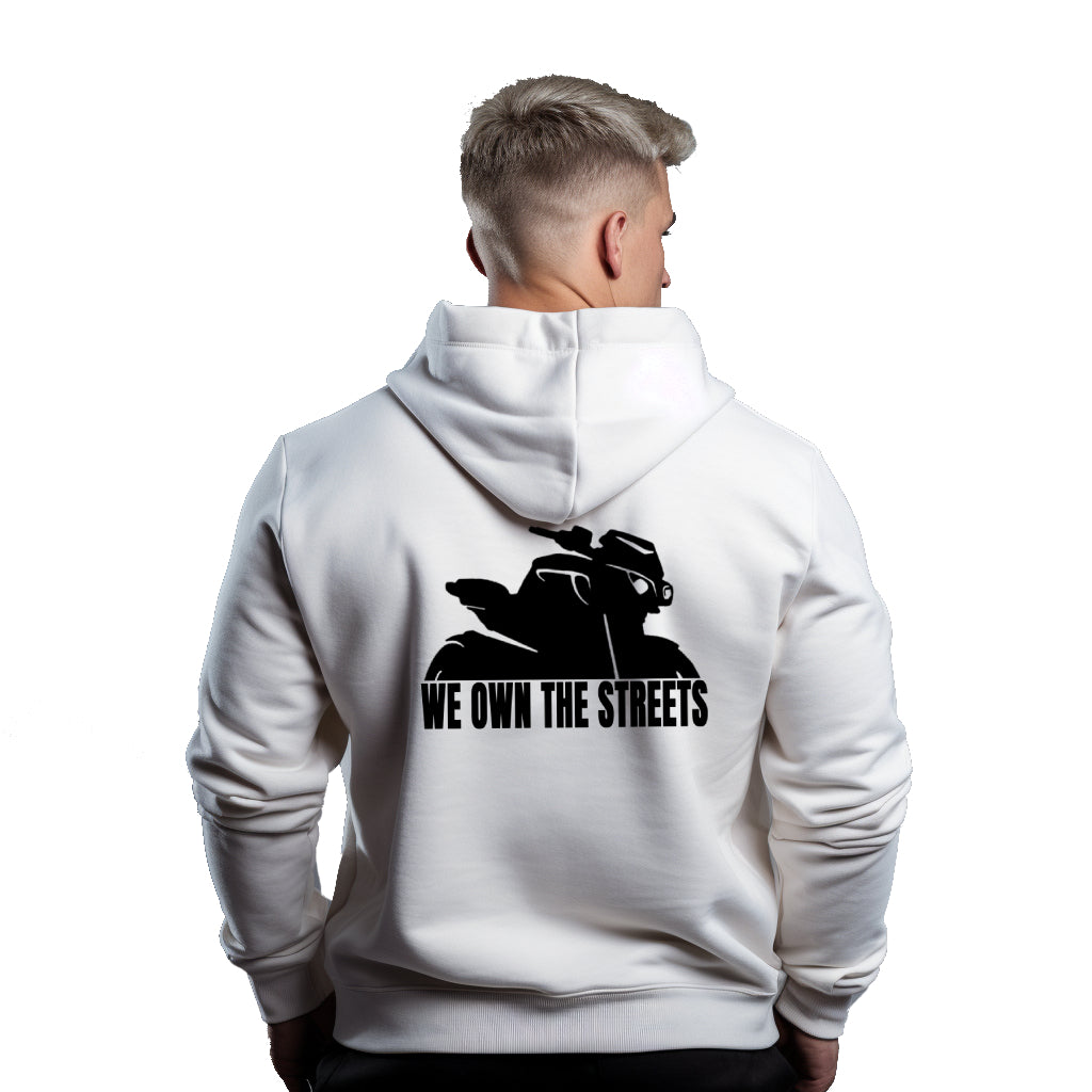 Yamaha MT We Own The Streets White Hoodie