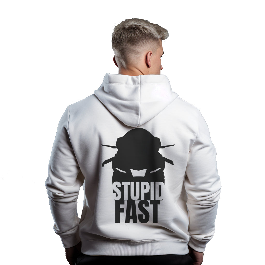 Yamaha R STUPID FAST Wit Hoodie