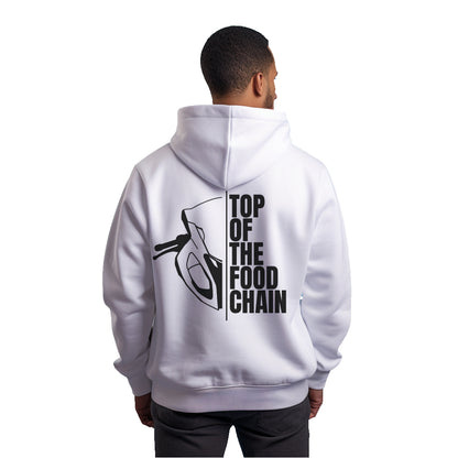 S1000RR GEN 3 Top of Food Chain White Hoodie