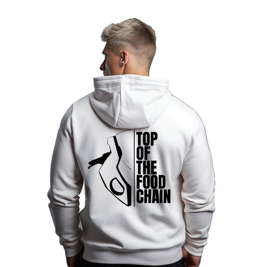 S1000RR GEN 1 & 2 Top of Food Chain White Hoodie