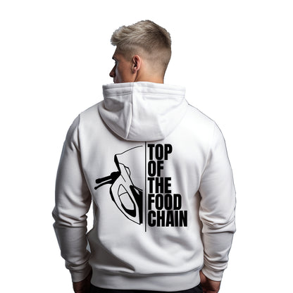 S1000RR GEN 3 Top of Food Chain White Hoodie