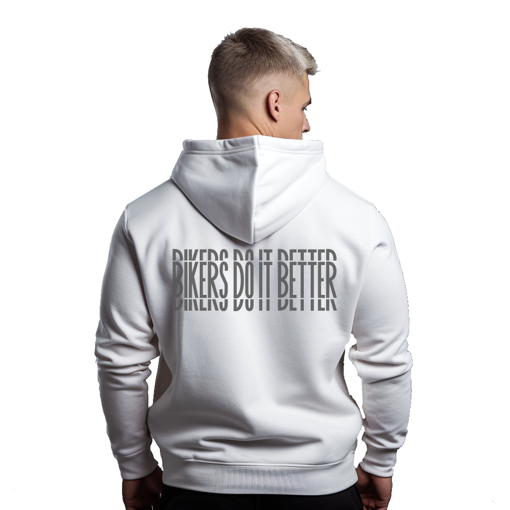 Bikers Do It Better witte hoodie