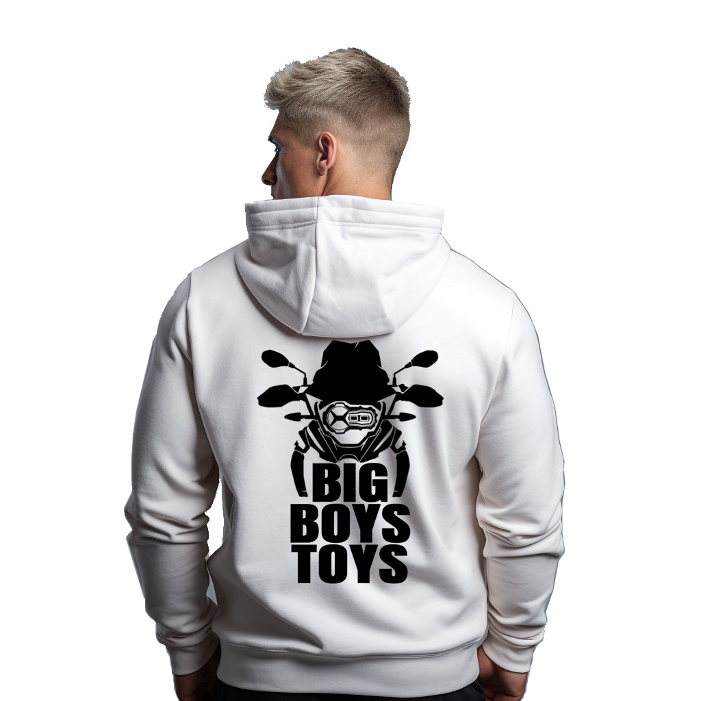 GS Big Boys Toys Weißer Kapuzenpullover