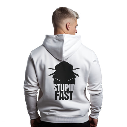 Yamaha R STUPID FAST Wit Hoodie