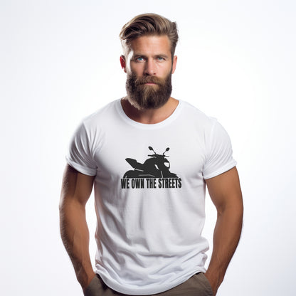 Yamaha MT07 We Own The Streets Weißes T-Shirt