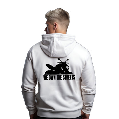 Yamaha MT07 We Own The Streets White Hoodie