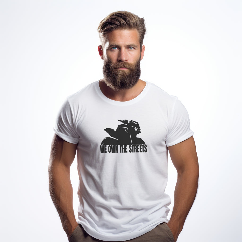 Yamaha MT We Own The Streets White Tshirt