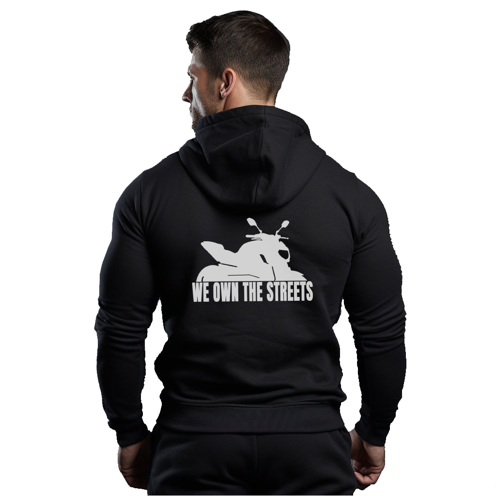 Yamaha MT07 We Own The Streets Zwart Hoodie