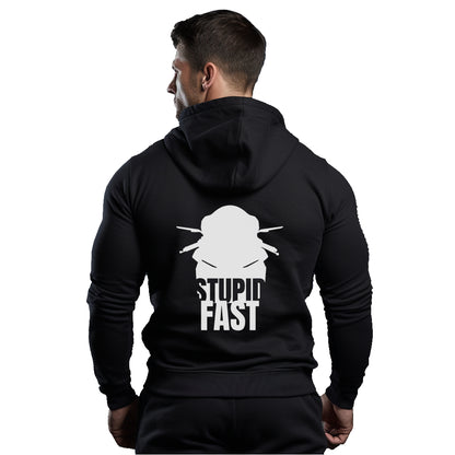 Yamaha R STUPID FAST Black Hoodie