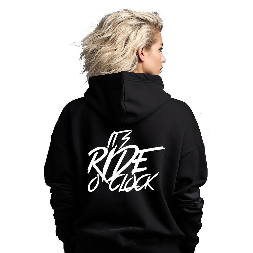 It's Ride o' Clock Black Hoodie