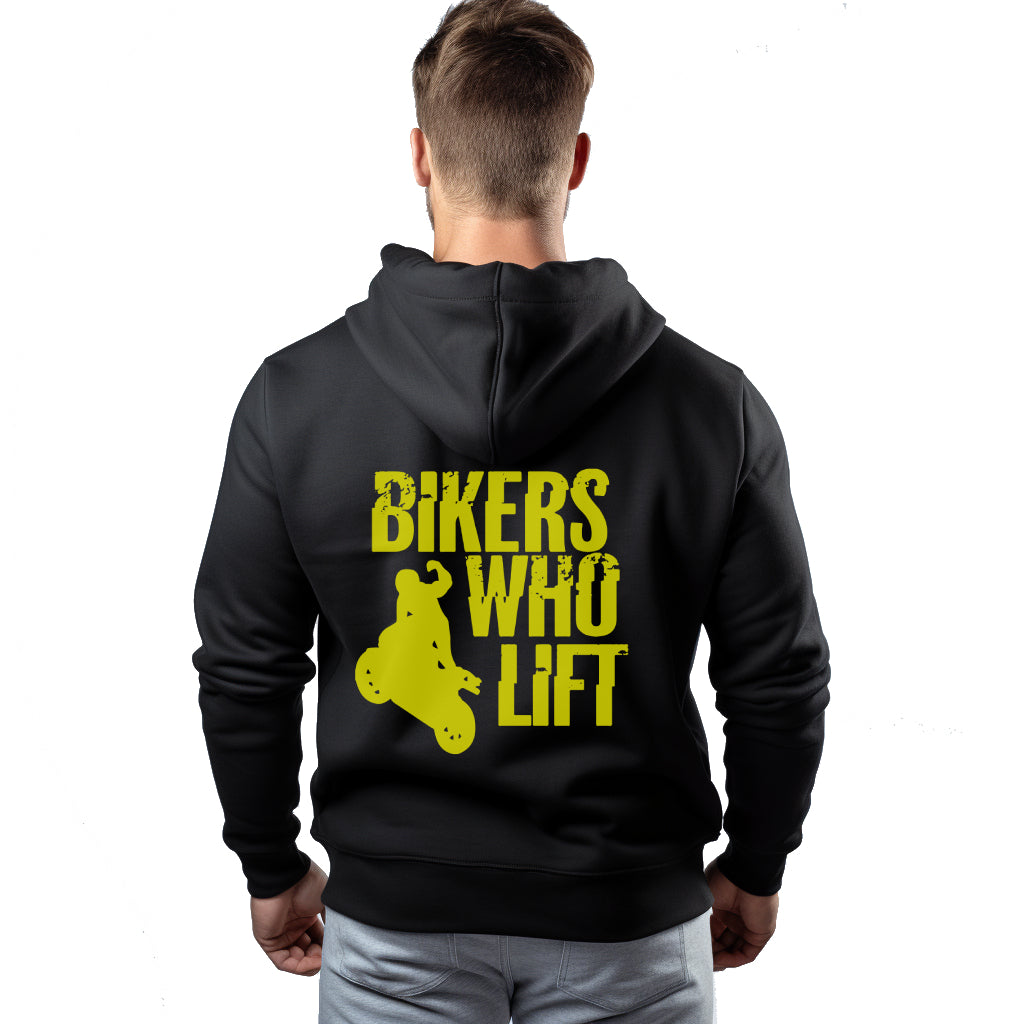 Bikers Who Lift Schwarzer Kapuzenpullover