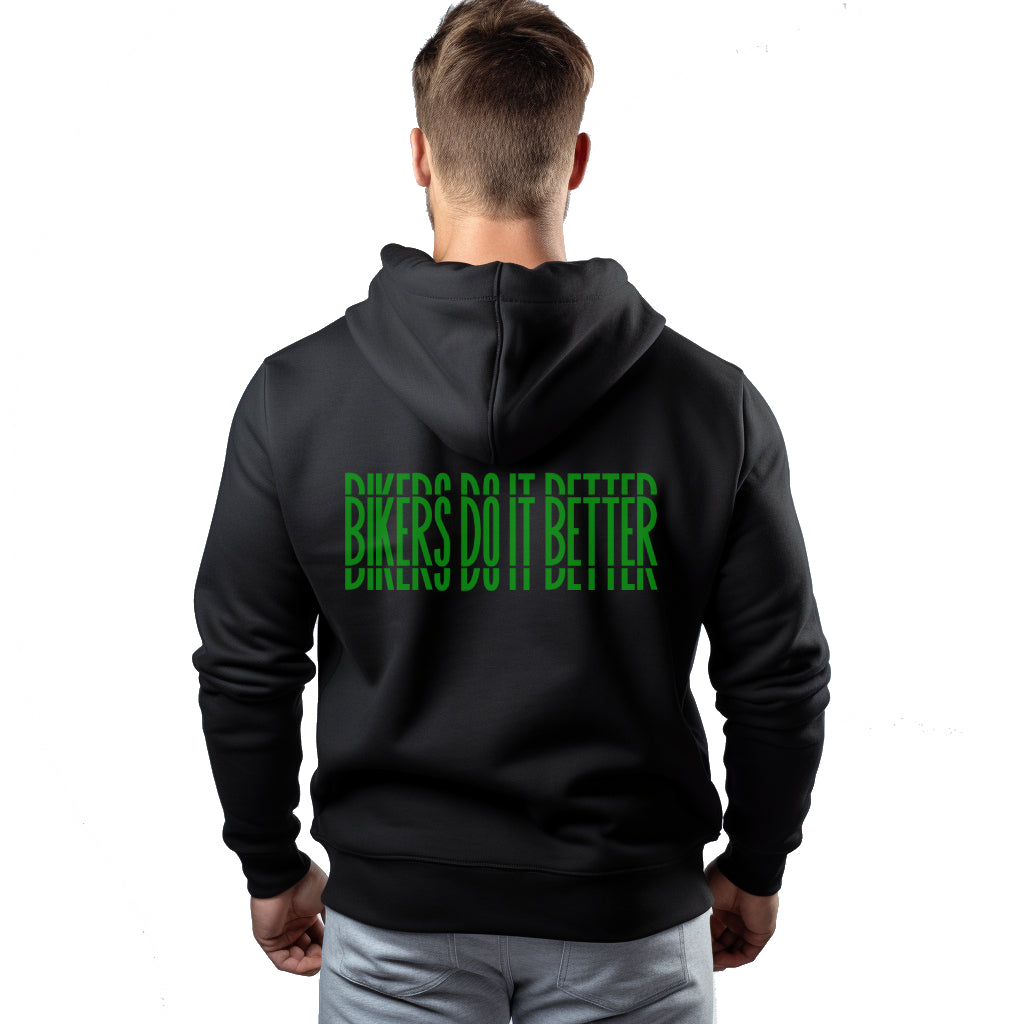 Bikers Do It Better Schwarzer Kapuzenpullover