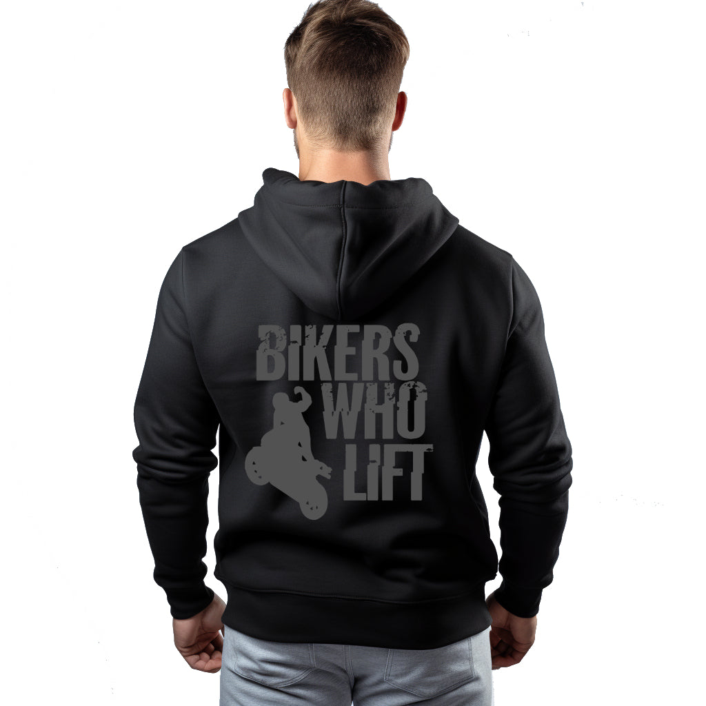 Bikers Who Lift Schwarzer Kapuzenpullover