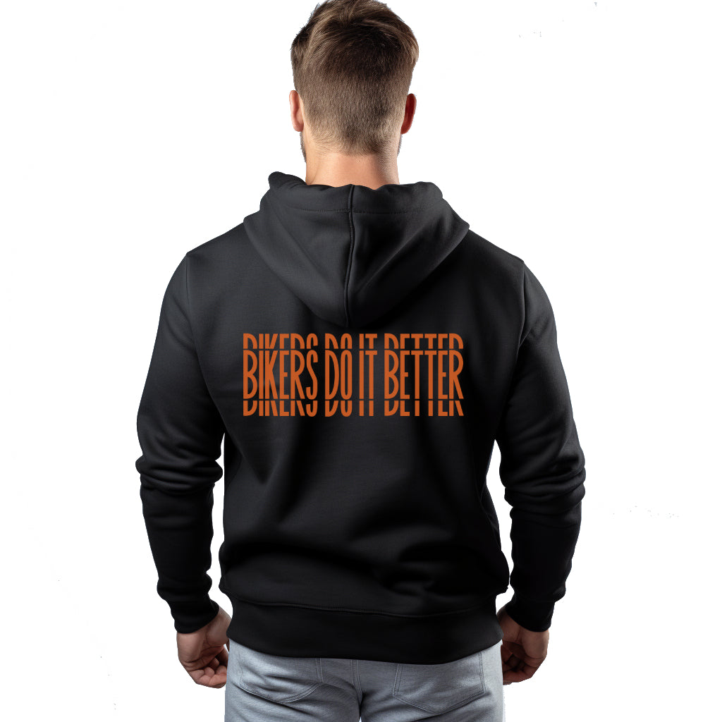 Bikers Do It Better Schwarzer Kapuzenpullover