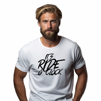 Es ist Ride o' Clock Weißes T-Shirt