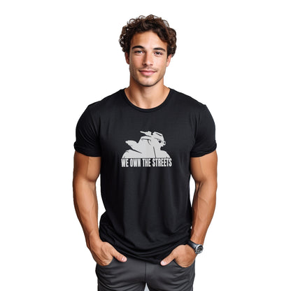 Yamaha MT We Own The Streets Schwarzes T-Shirt