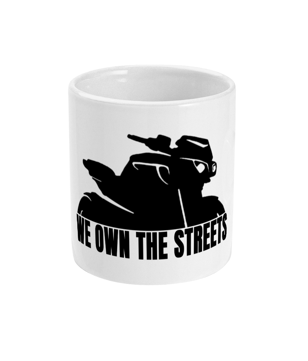 Yamaha MT We Own The Steerts 11oz Mug by RIDE CODE