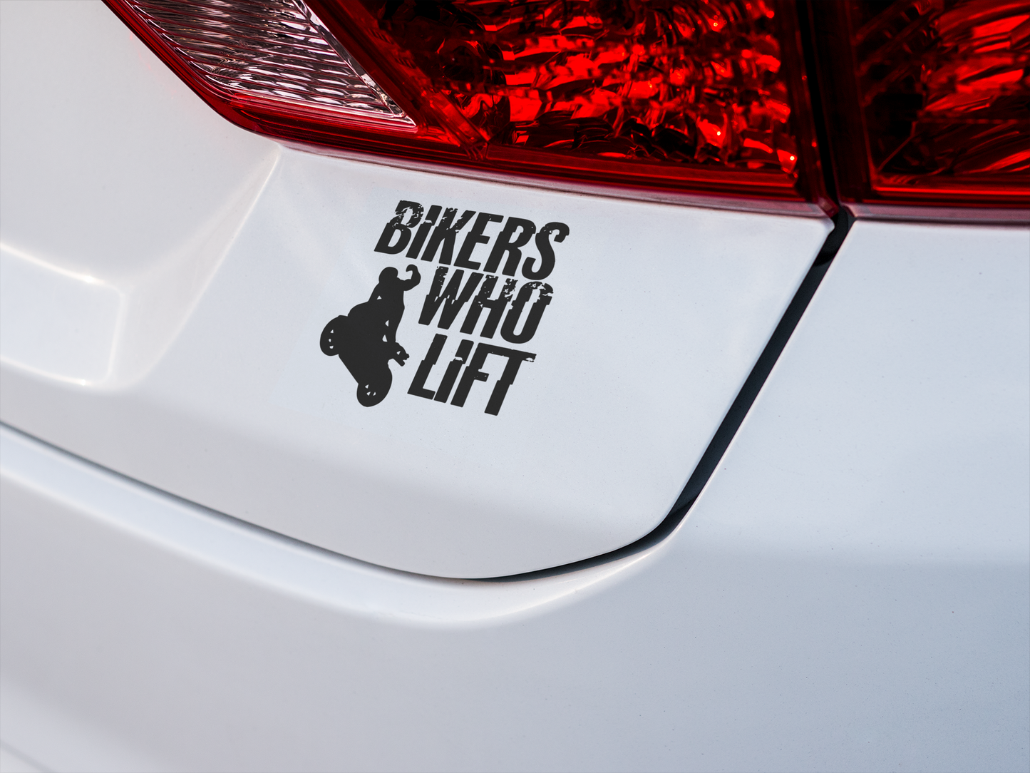 Bikers Who Lift Sticker