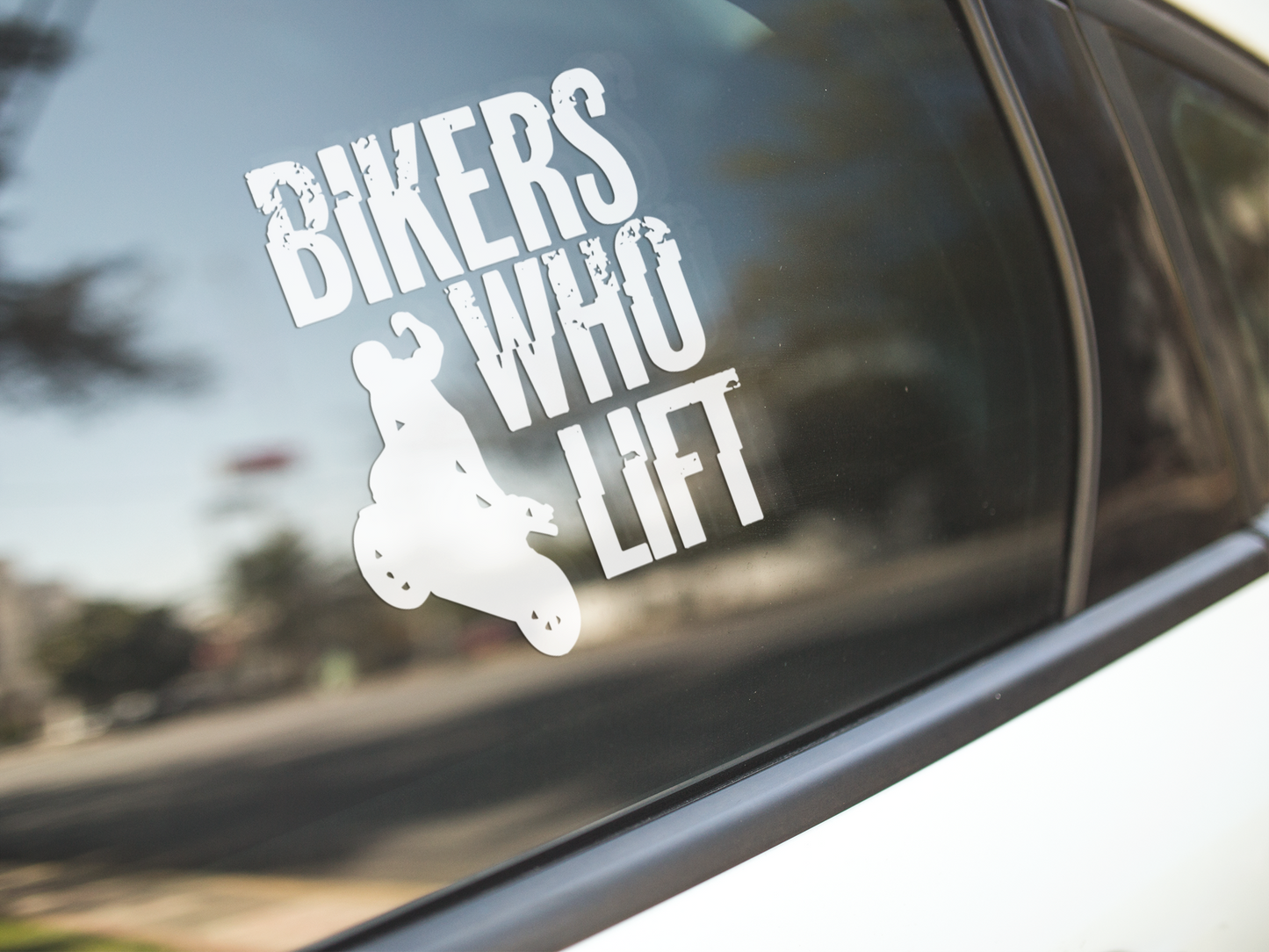 Bikers Who Lift Sticker