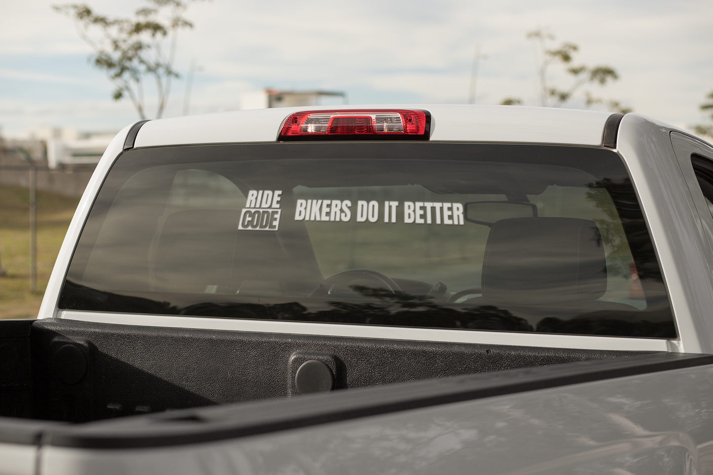 RIDE CODE - Bikers do it better slogan Decal