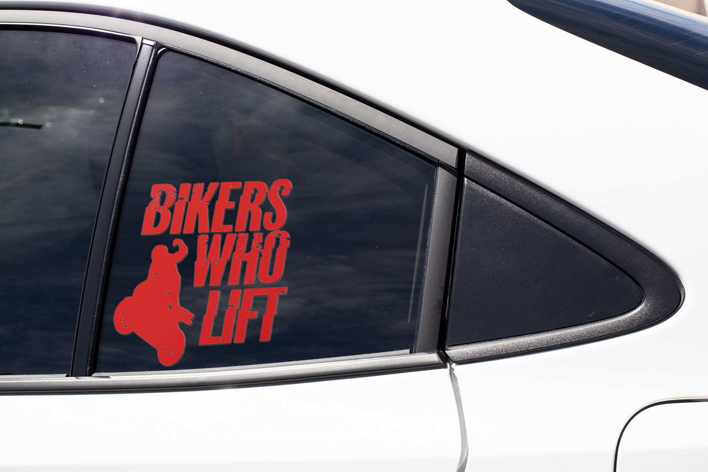 Bikers Who Lift Sticker